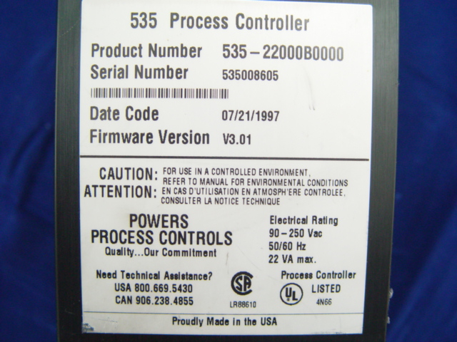 [B285] 535 Process Controller