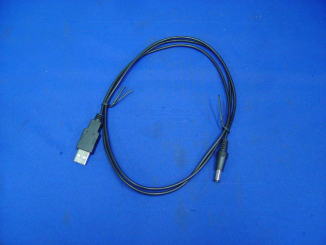 [J149] USB --> 5.5파이(내경 2.5파이) 5V 전원공급케이블