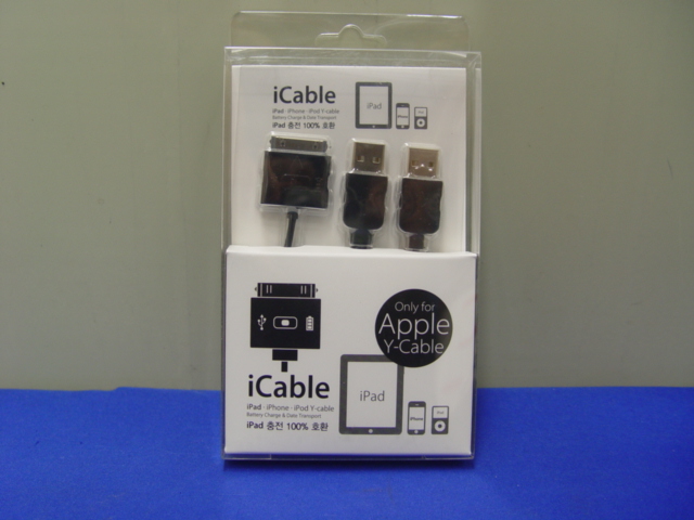 [Q769] APPLE 충전 케이블 ICABLE Y-CABLE
