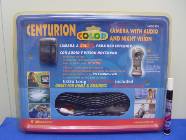 [S576] 부품활용 Wisecomm 칼라 가정용 감시카메라