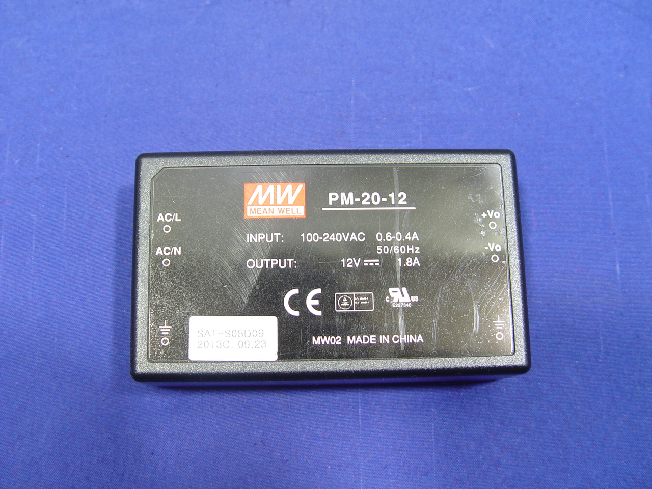 [Y736] MEAN WELL PCB TYPE PM-20-12 DC 12V 1.8A