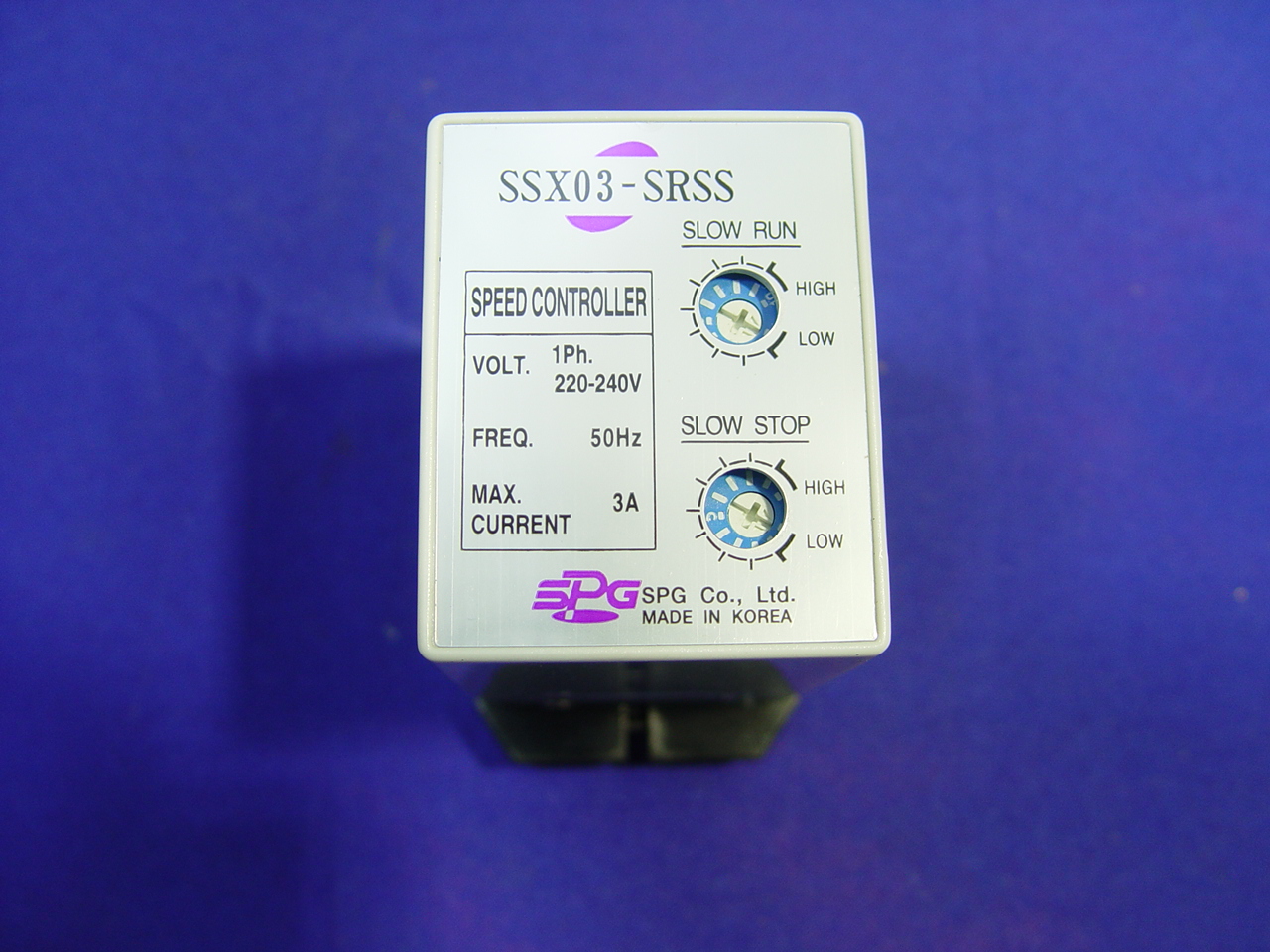 [A1324] SPG SPEED CONTROLLER SSX03-SRSS