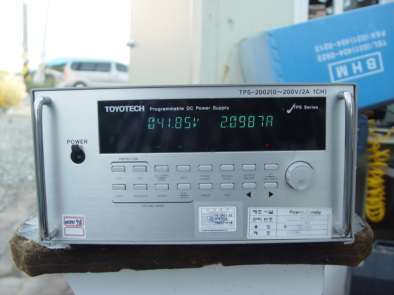 [A5679] TOYOTECH PROGRAMMABLE DC POWER SUPPLY DC 200V 2A TPS-2002