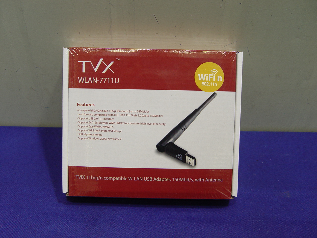 [W330B] [할인판매] TVX USB WIFI LAN WLAN-7711U