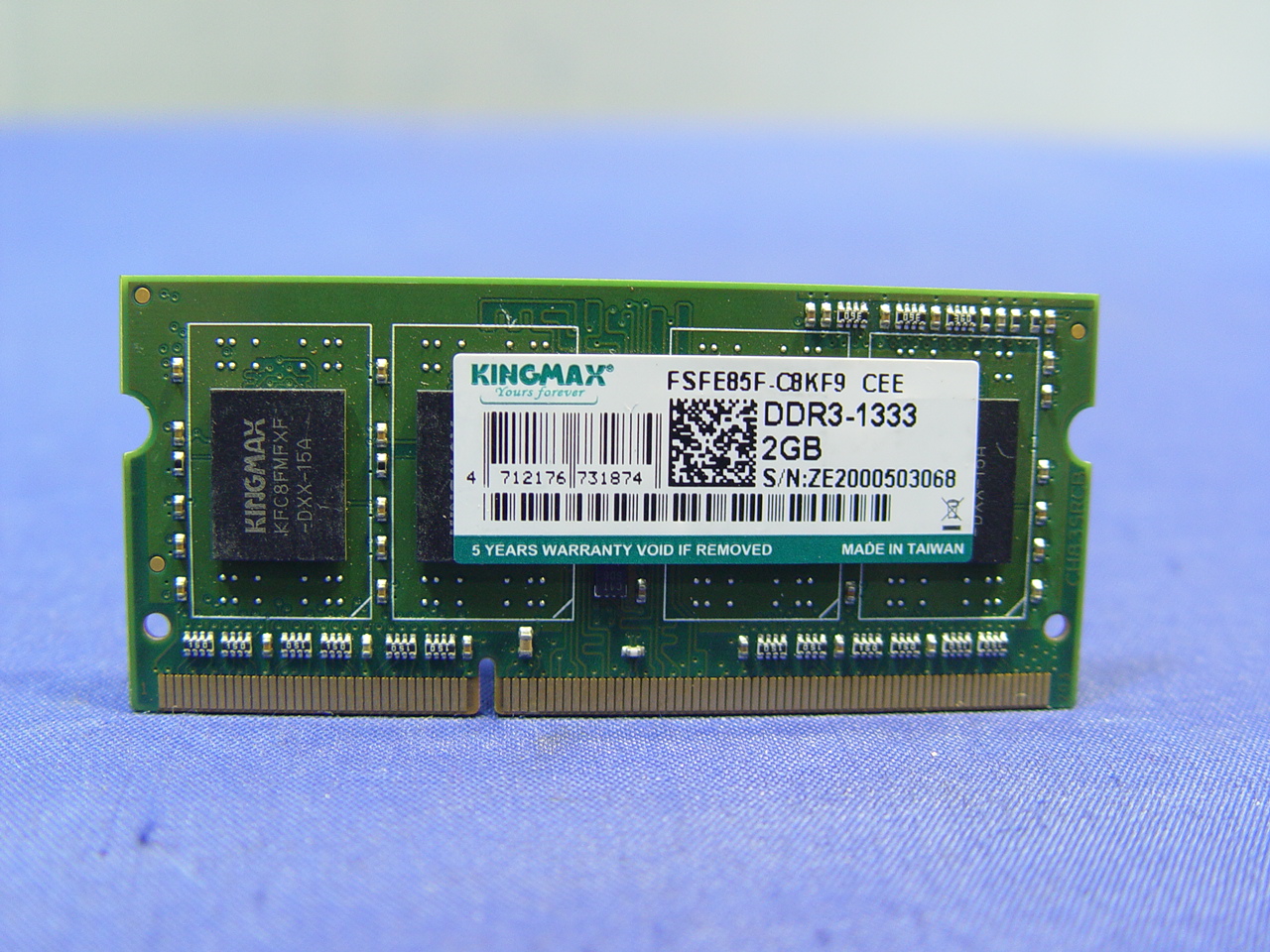 [B1258] 2GB KINGMAX DDR3-1333