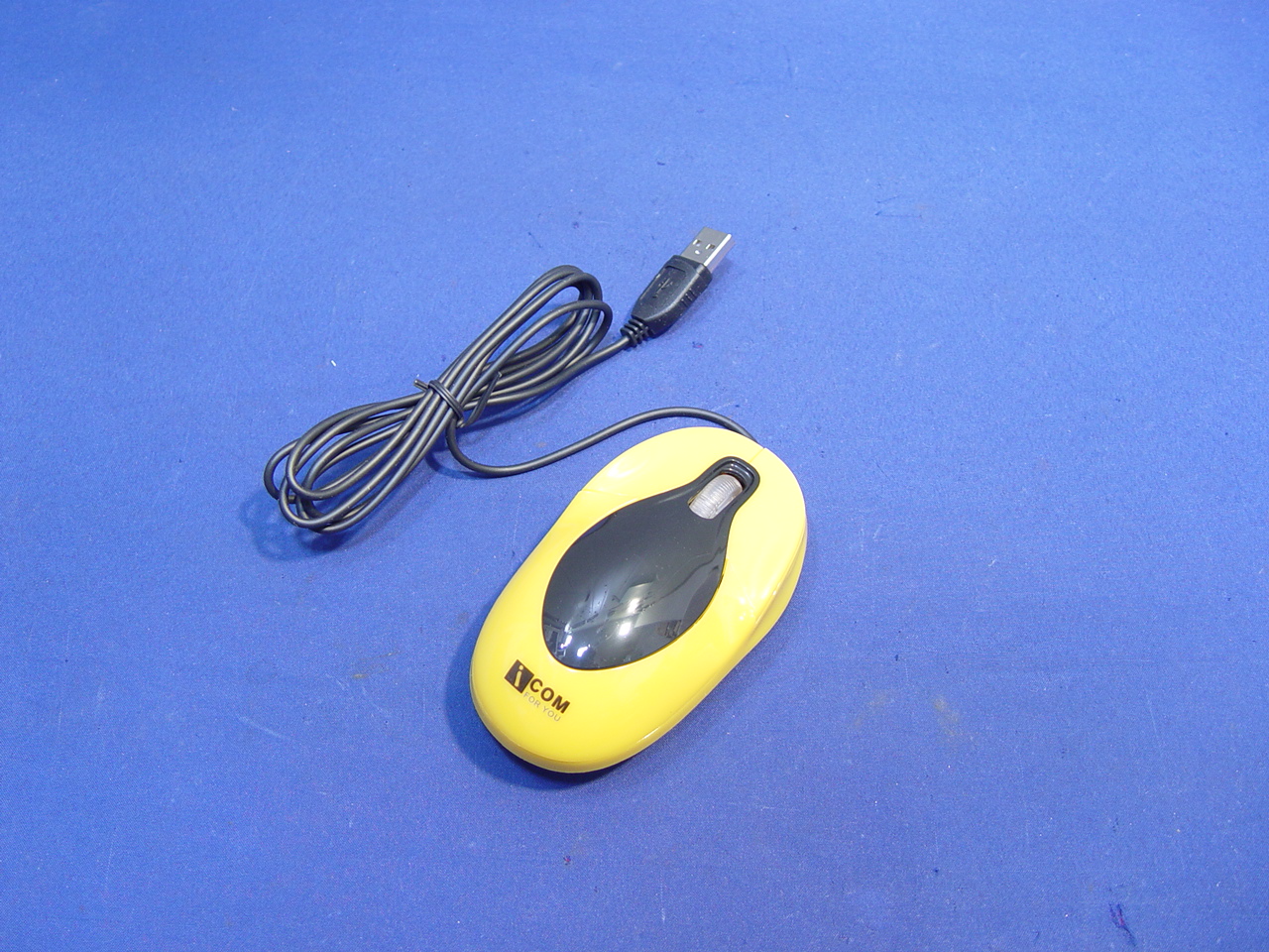 [B1589] 색상이이쁜 노란색 USB 광마우스